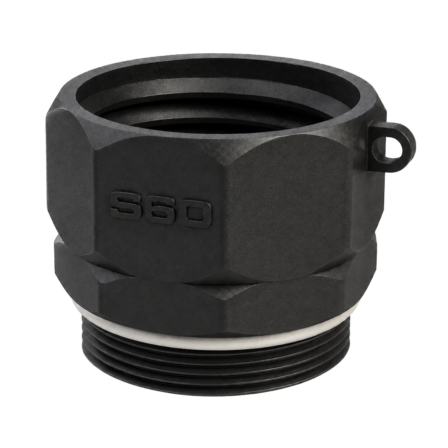 S60X6 IBC female x BCS G2 × 11.5 (2'' BSP/NPS) C/W o-ring