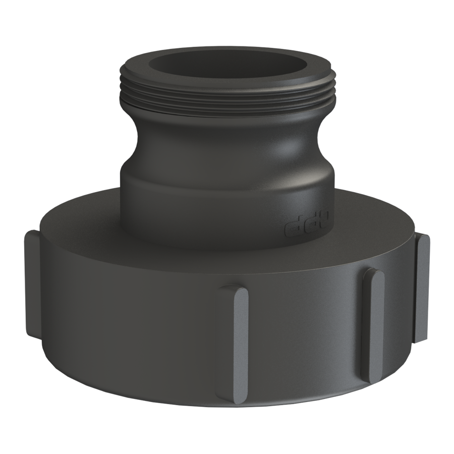 2’’ Camlock male with 21B X S100X8 female, gasket.