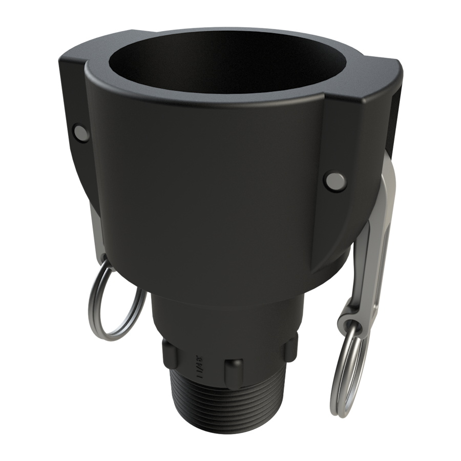 2'' Part `SB`, 2'' Camlock swivel Coupler X 1 ¼'' BSP male G/P/P