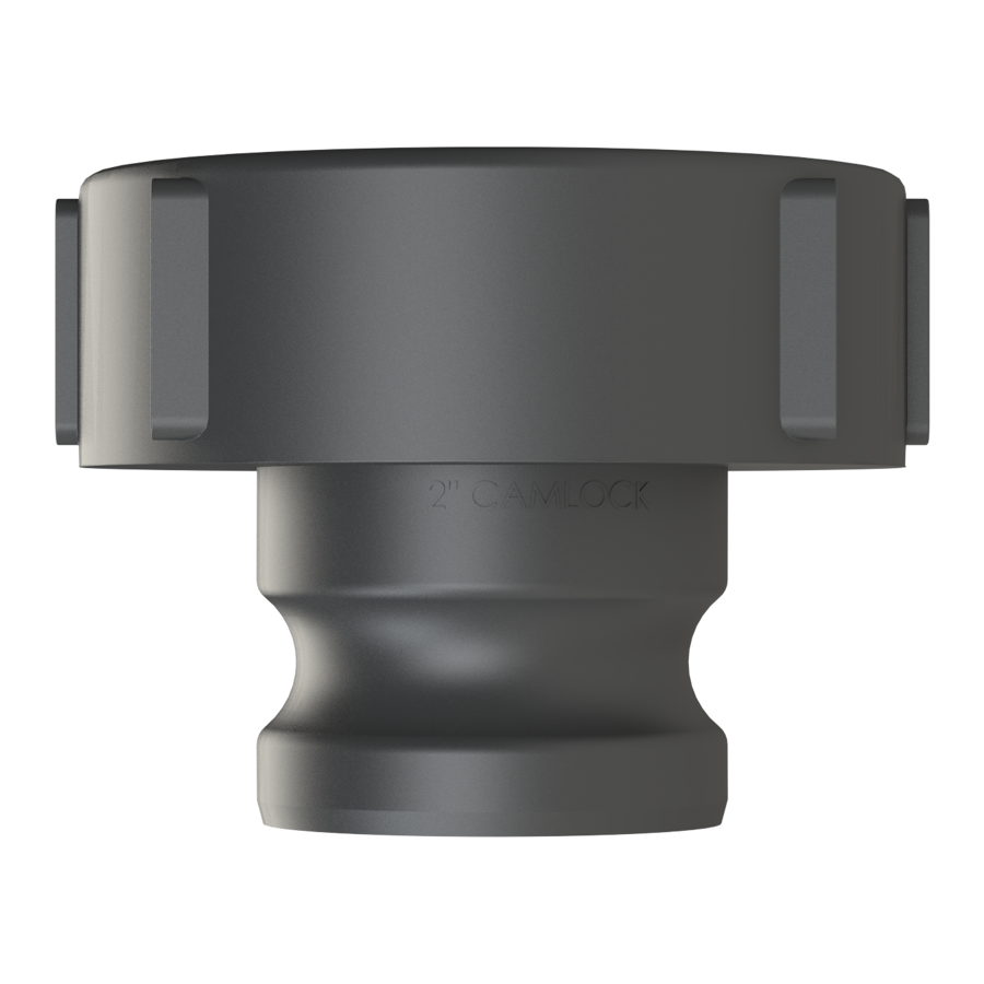 2'' Part A. 2'' Camlock adaptor x S100X8 female G/P/P