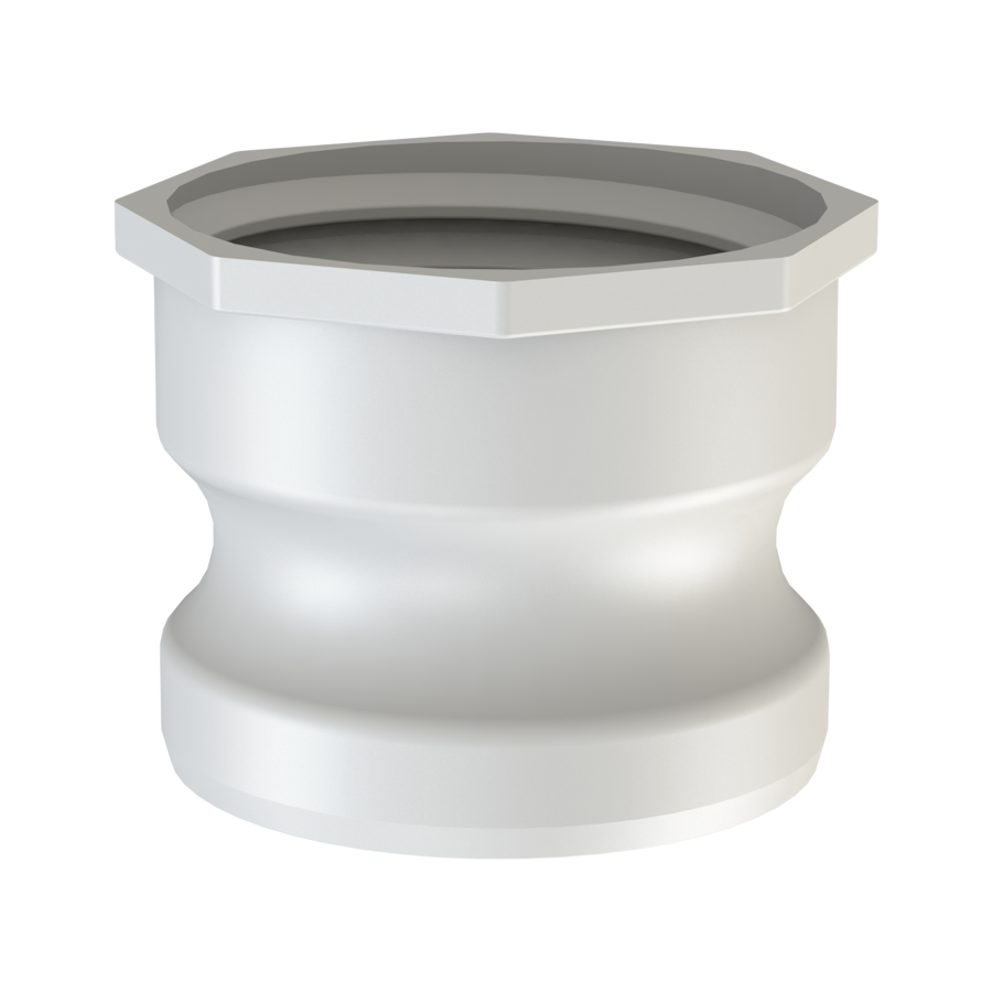 2’’ short Camlock male X S60X6 female, gasket, plug