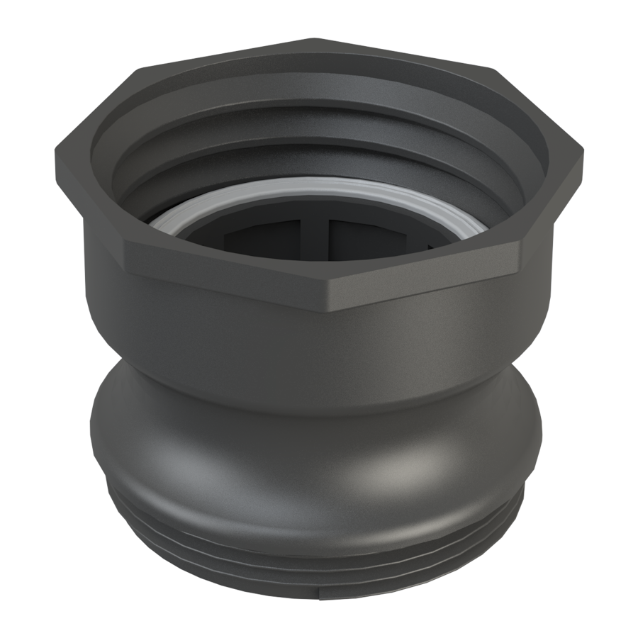 2’’ short Camlock male with 20B X S60X6 female, gasket.