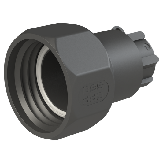 S60x6 Buttress Female x ½" BSP Female, C/W seal, G/P/P