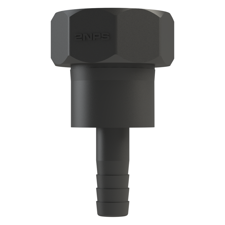 2'' NPS Female Easy-Seal X ¾ ''(19mm) hose tail C/w seal G/P/P