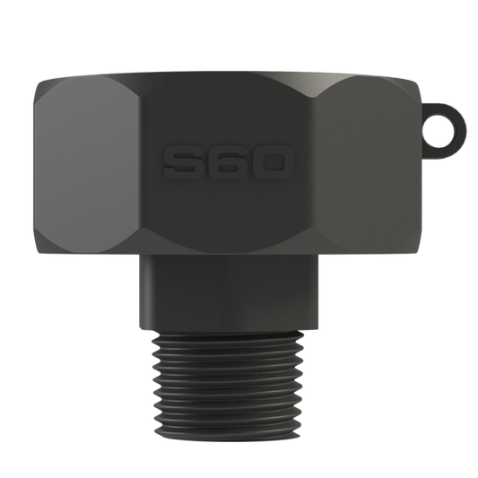 ¾'' BSP hex male adapter X S60X6 female buttress C/W seal G/P/P