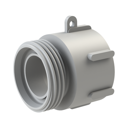 RD 65 (DIN 11851) male x S60X6 female buttress G/P/P, nat.