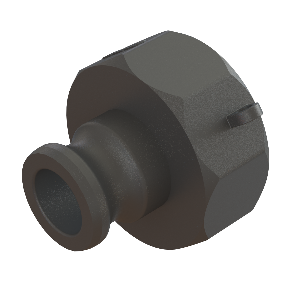 S60X6 to 1" Camlock Type A Adapter – Polypropylene – CPP®