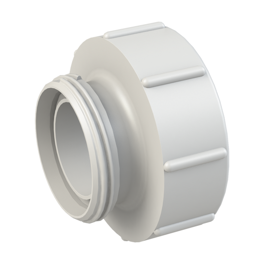 RD78 (DIN 11851) male x S100 x 8 female buttress G/P/P , nat.