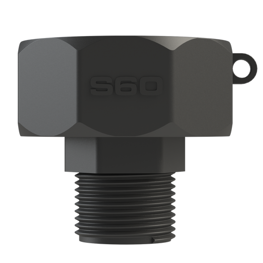 1'' BSP hex male adapter X S60X6 female buttress C/W seal G/P/P