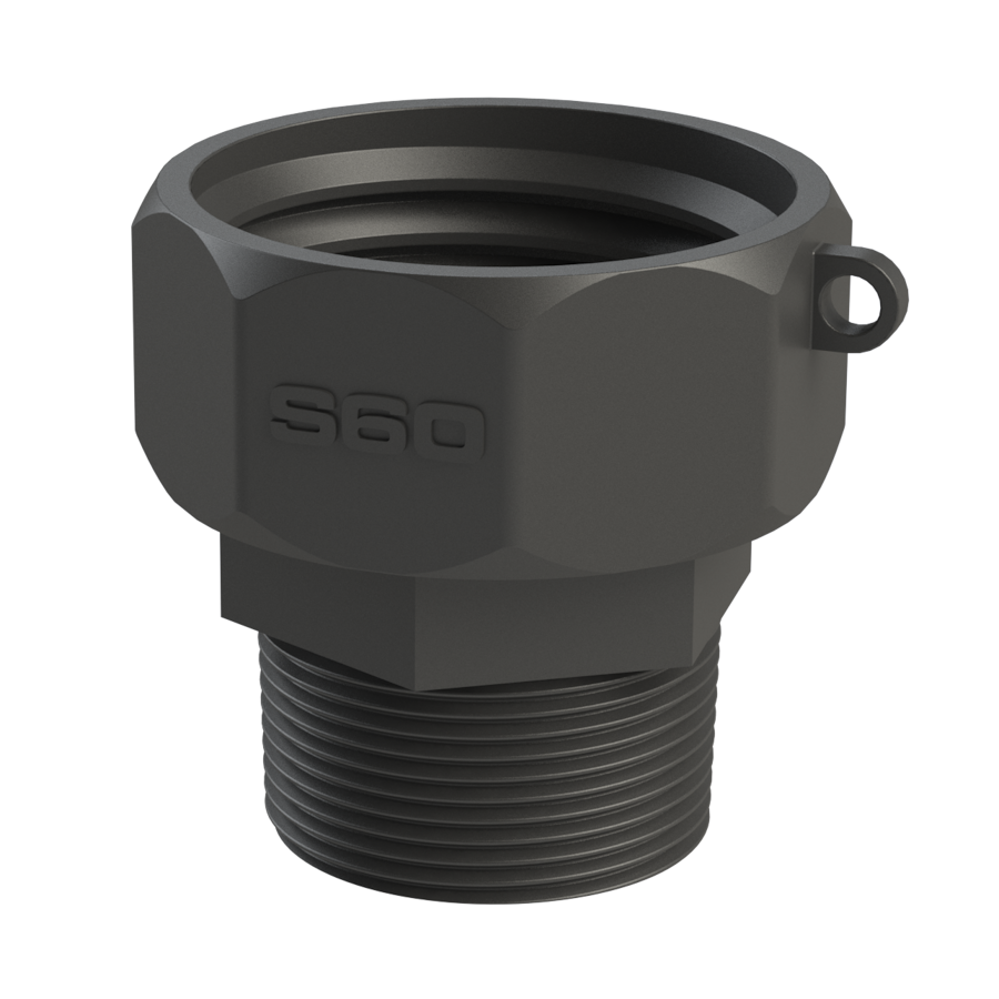 1½'' BSP male X S60x6 female G/P/P CPP.PARTS