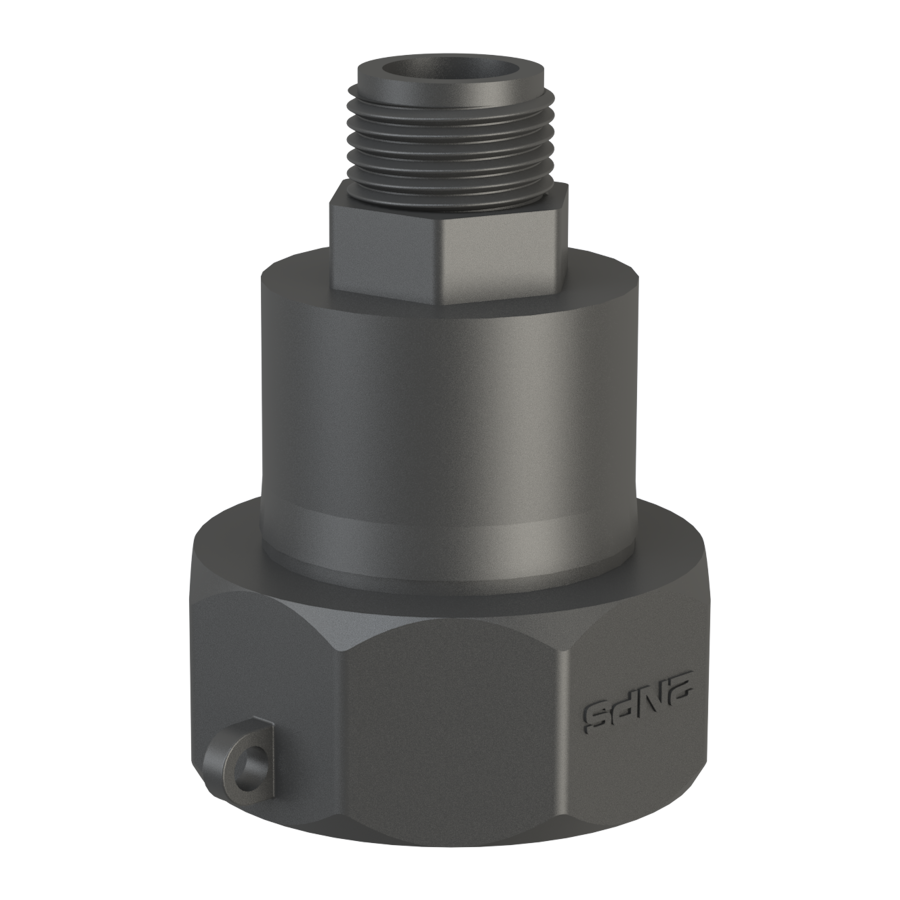 ¾'' - 11.5NHR male USA garden hose thread to 2'' NPS Female