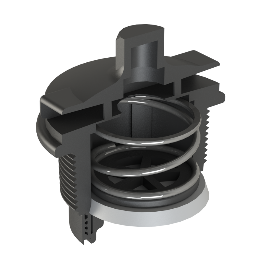 2'' NPS/BSP male IBC vent, anti vacuum & pressure