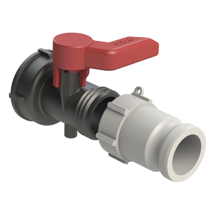 CPP® Schütz-specific S60X6 IBC adaptors in natural polypropylene