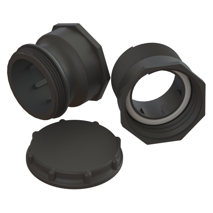 CPP IBC-FIT ‘N’ SHIP short adaptors and separate dust cap