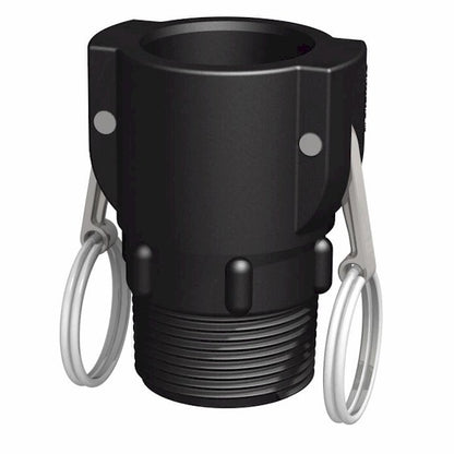 CPP 1″ Female Camlock × 1¼″ NPT Male (Type B)