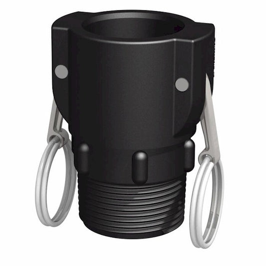 CPP 1″ Female Camlock × 1¼″ NPT Male (Type B)