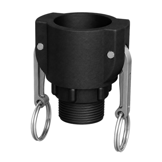 CPP True 1¼″ Female Camlock × 1¼″ BSPT Male (Type B)