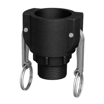 CPP True 1¼″ Female Camlock × 1¼″ NPT Male (Type B)