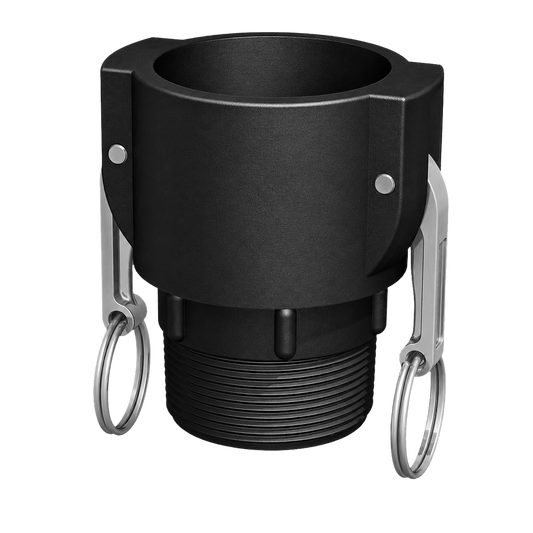 CPP 2″ Female Camlock × 2″ BSPT Male (Type B)