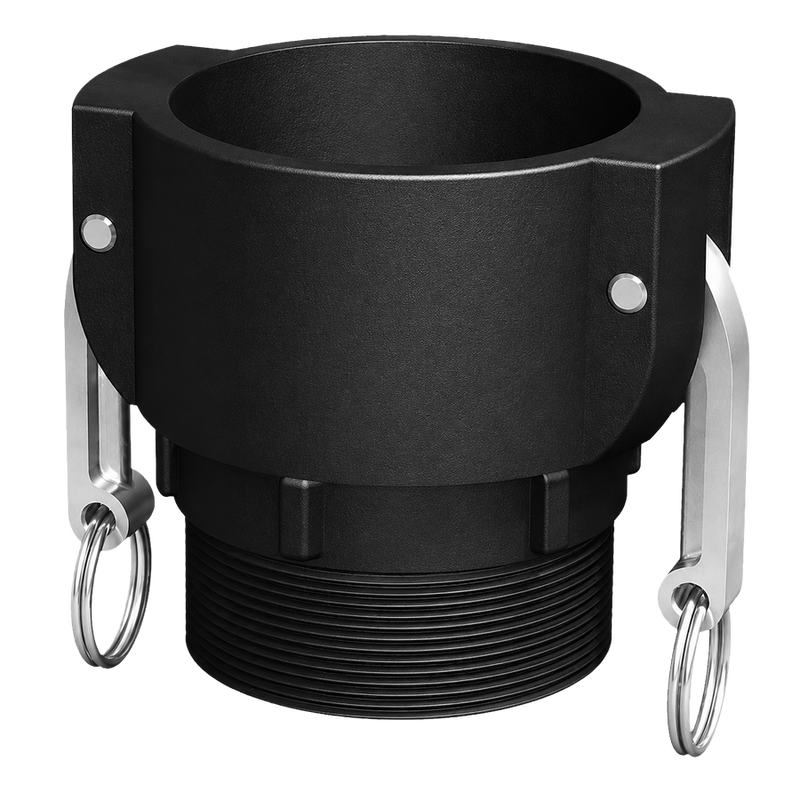 3″ Female Camlock × 3″ BSPT Male (Type B) - GF Polypropylene - CPP®