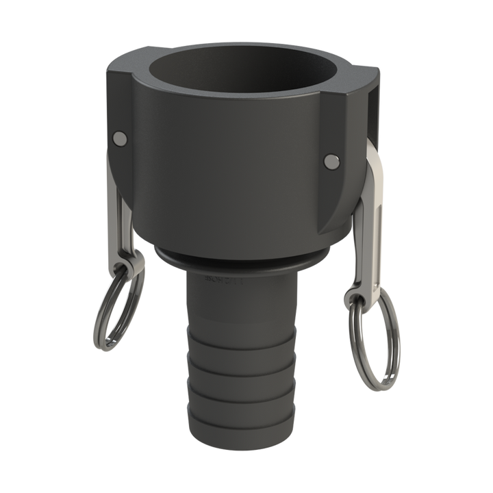 CPP 2″ Female Camlock × 1½″ (38mm) Hose Tail (Type C)