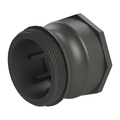 2’’ short Camlock male with 20B X S60X6 female, gasket.