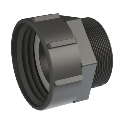 3'' BSP Hex male x S100X8 female buttress