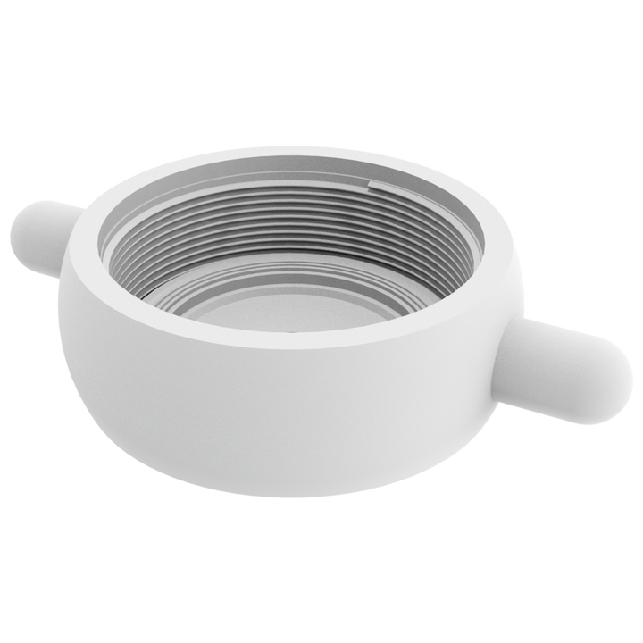 CPP® 3 inch BSPP lugged female dust cap in natural polypropylene