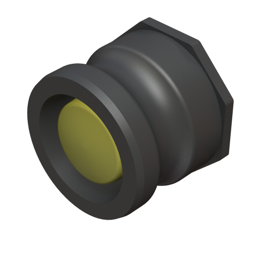 CPP 2″ NPS Female Easy-Seal × 2″ Short Male Camlock Type A, Plug & Seal