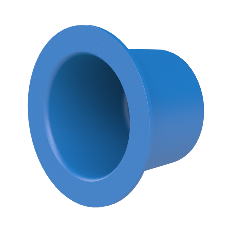 2″ Blue Dust Plug for Short Camlock Type A Adaptor - Polypropylene - CPP®