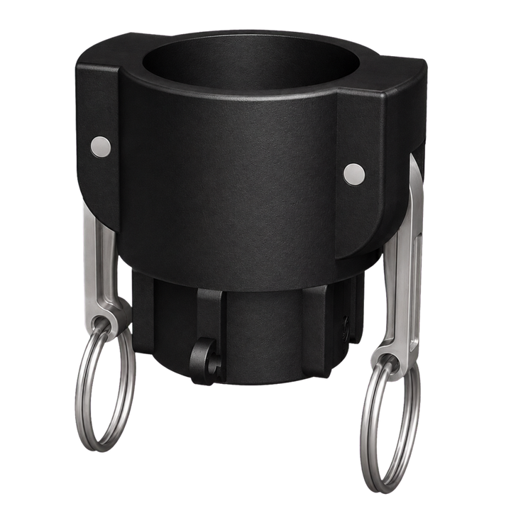 1½″ Female Camlock × 1¼″ NPT Female (Type D) - GF Polypropylene - CPP®