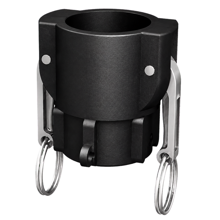 True 1¼″ Female Camlock × 1¼″ NPT Female (Type D) - GF Polypropylene - CPP®