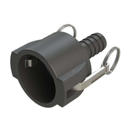 2'' part `C`, 2'' camlock coupler X 1''(25mm) hose tail G/P/P