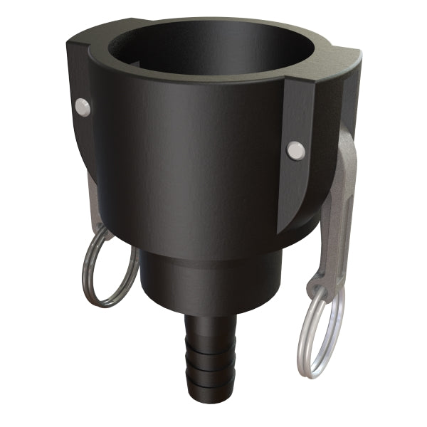CPP 2″ Female Camlock Swivel × ¾″ (20mm) Hose Tail (Type SC)