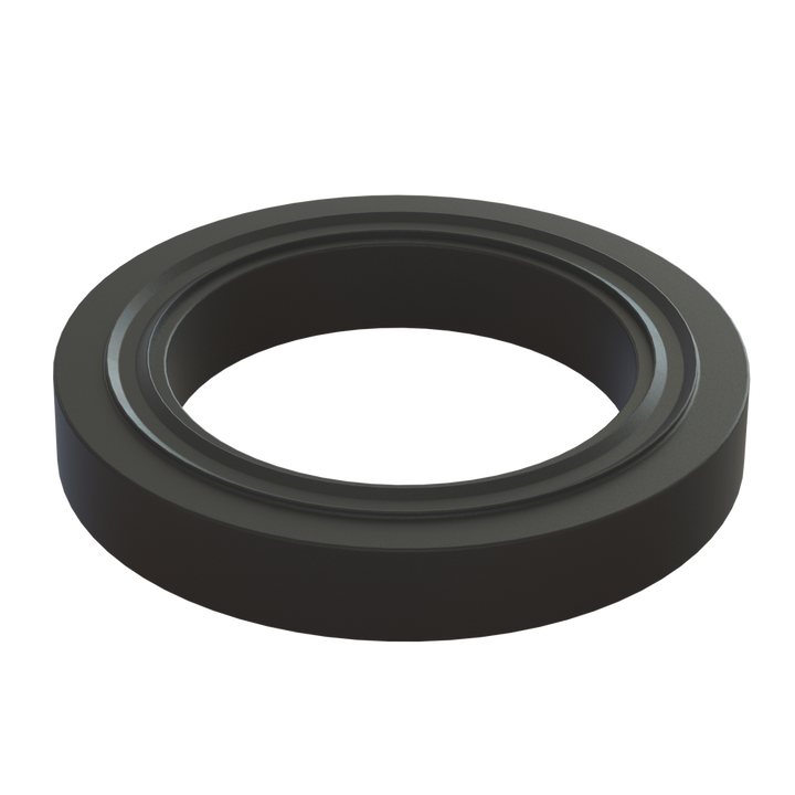 CPP® 1 inch ribbed Camlock gasket in black PP olefin elastomer