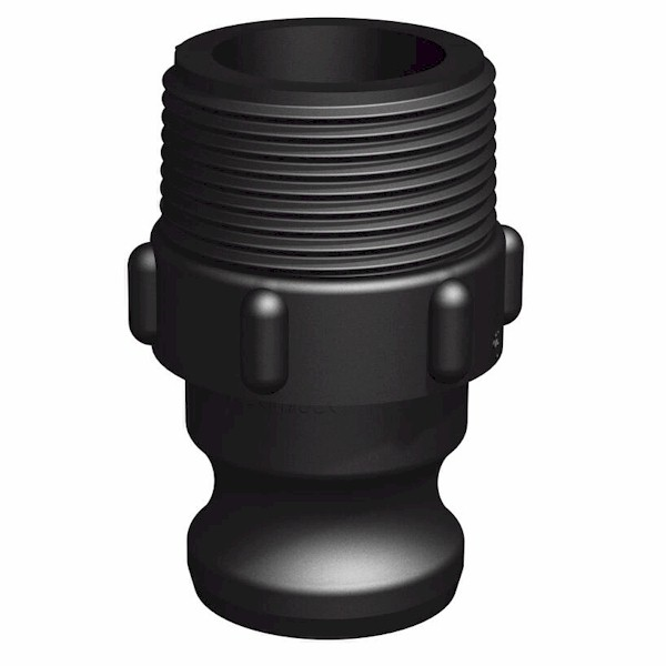 CPP 1″ Male Camlock × 1¼″ BSPT Male (Type F)