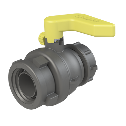 2'' 'DARCIE-LITE' IBC ball valve, S60X6 female buttress in-let x S60X6 male