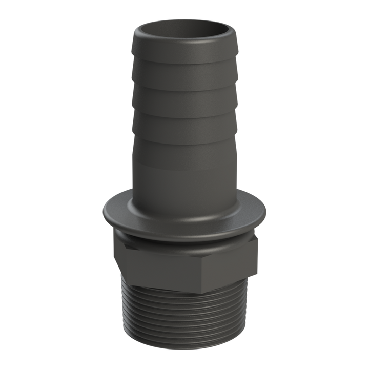CPP 1½″ BSPP Hex Male × 1½″ (38mm) Hose Tail