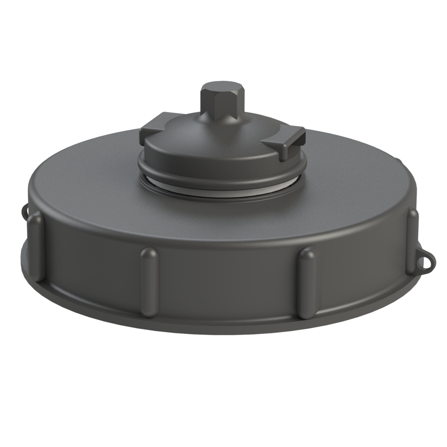 150mm (6'') IBC fill cap with 2'' vent, G/P/P