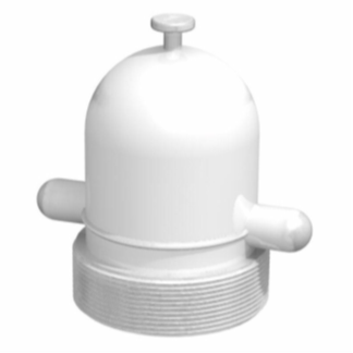 CPP® 2 inch BSPP lugged male dust plug in natural polypropylene