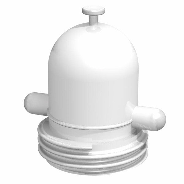 CPP® 3 inch URT Urban Round Thread lugged male dust plug in natural polypropylene