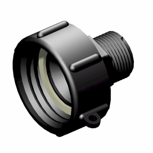 1'' BSP hex male adapter X S60X6 female buttress C/W seal G/P/P