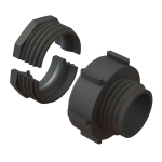 S60X6 buttress Male X IBC - 2'' Camlock convertor shells C/W seal, G/P/P